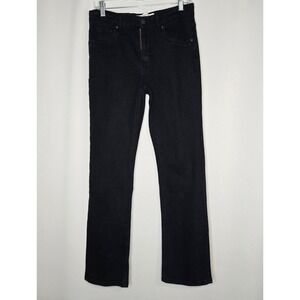 Levis 514 Performance Straight Leg Black Jeans W28 L30 Womens Teen